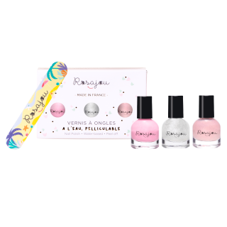 Coffret 3 vernis Flamingo x Perle x Ballerine