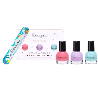 Nail polishes set Rubis x Lavande x Fée