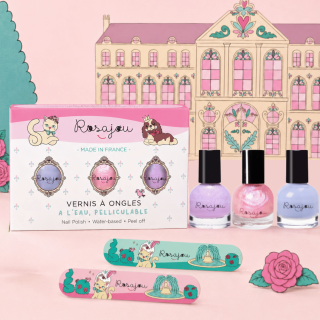 Magic x Cool x Lavande 3-piece nail polish set + nail file